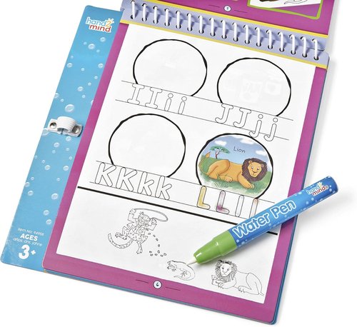 Hand2Mind Bob Books Water Workbook - Alphabet Skills & Reading Toys for Toddlers | Includes Water Pen