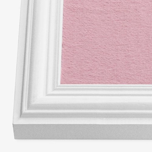 Navaris Framed Fabric Bulletin Board | 18 x 24 Inch Plush Jewelry Organizer - Rose & White Frame