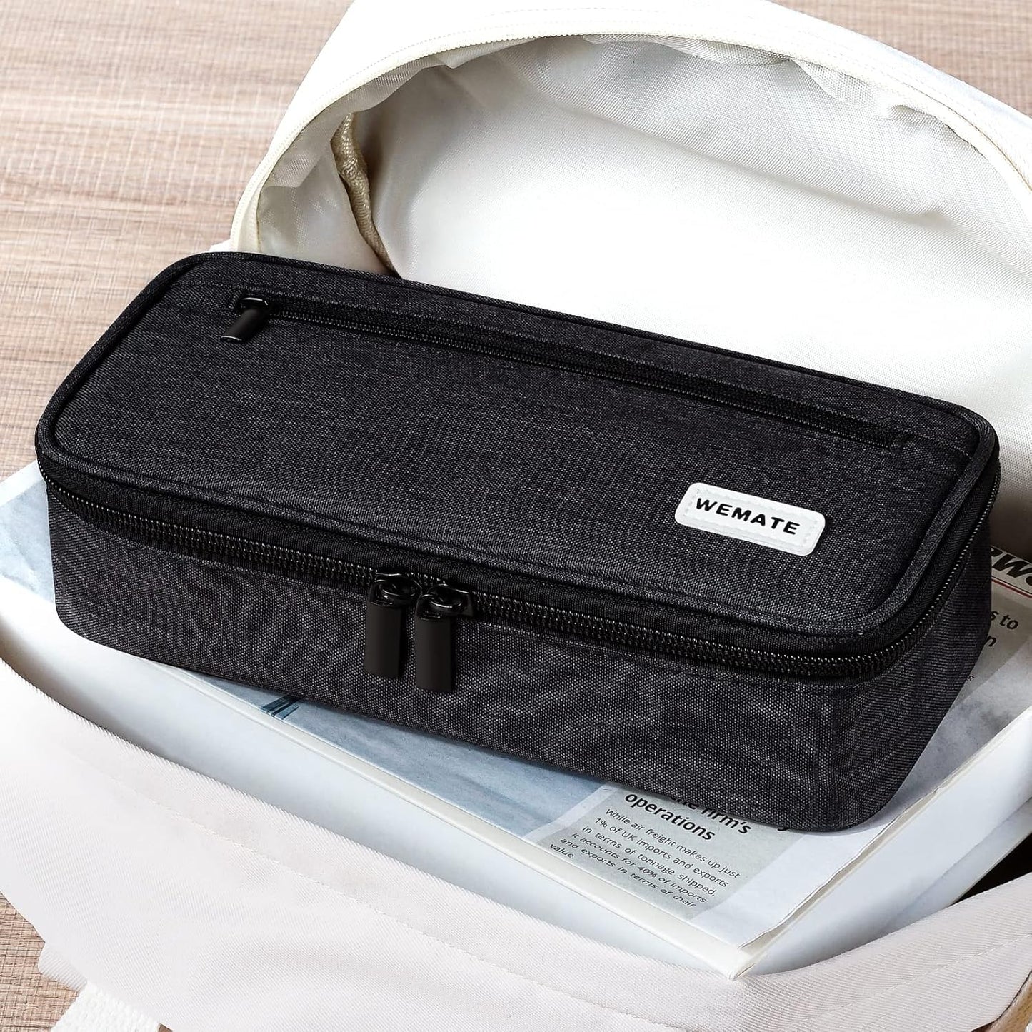 WEMATE Large Pencil Case - Ultimate Storage Organizer for Stationery | Back-to-School Essential