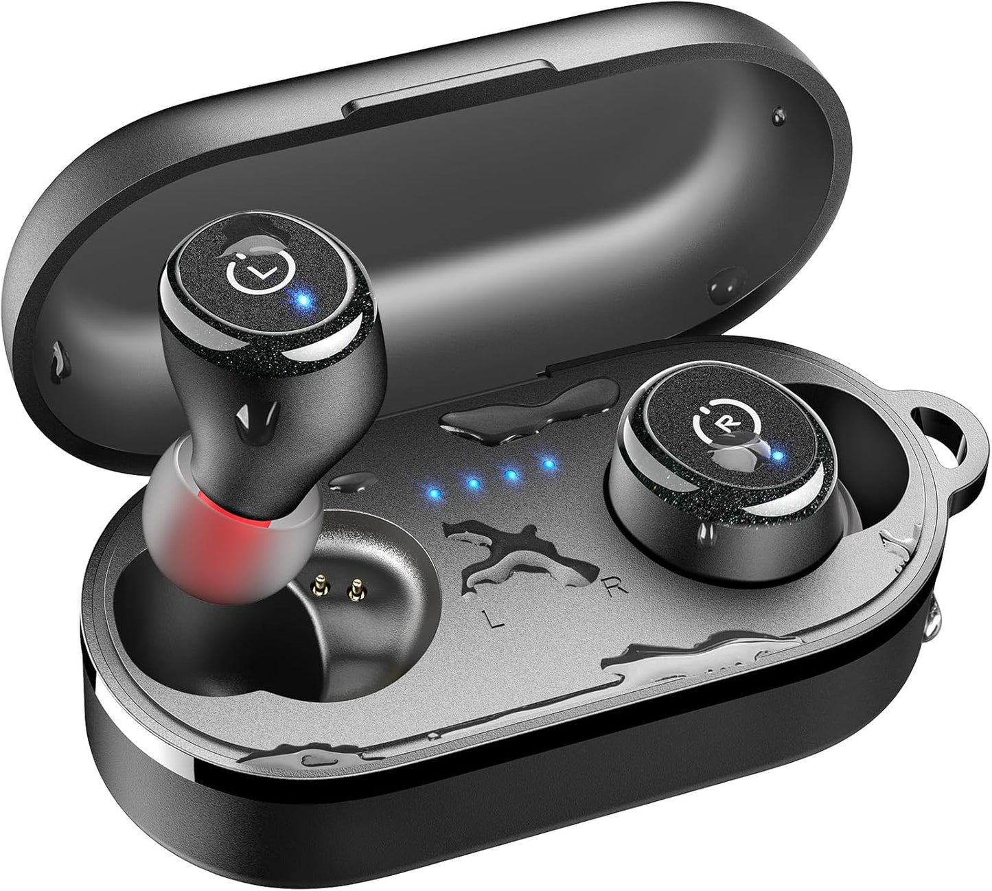TOZO T10 Wireless Earbuds - Bluetooth 5.3, Ergonomic Design, 55H Playtime, IPX8 Waterproof