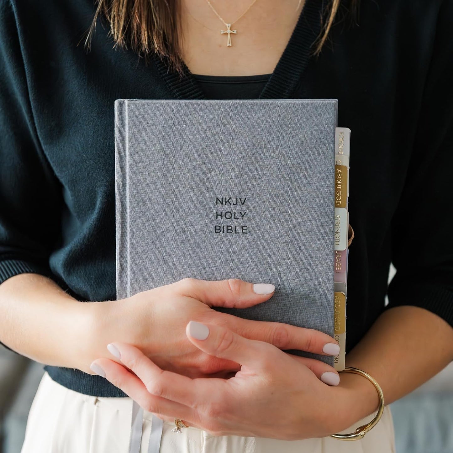 Verse & Vow Bible Tabs - 150 Topic Markers with Blank Tabs for Prayer & Journaling | Organized by 24 Themes