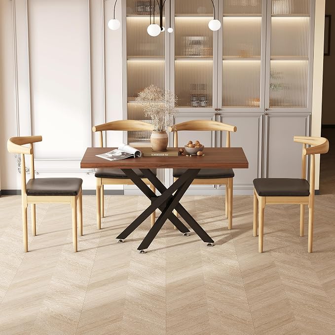 FUSHIAIPTC 30 Inch Metal Table Legs, Heavy Duty Desk Legs Holds 1000lbs Combinatorial Dining Table Legs for Wood, Glass, Marble Tabletop, Table Base Come in a Golden Ratio Design