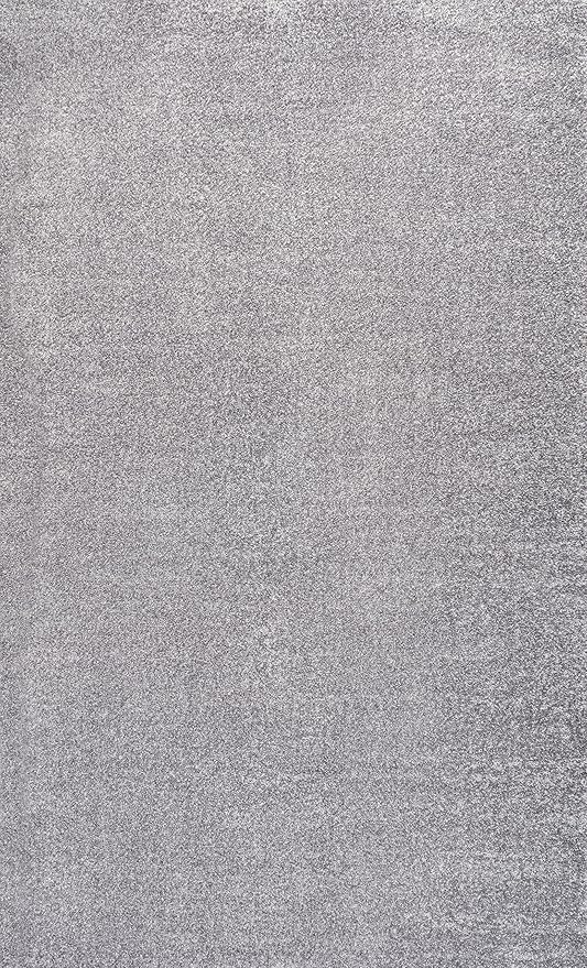 JONATHAN Y Haze Solid Low-Pile Gray Runner Rug 2x8, Coastal,Bohemian,Minimalist,Classic, Easy-Cleaning for Living Room,Bedroom,Kitchen,Pet Friendly,Non-Shedding (SEU100A-28)