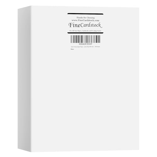 8.5x11 Gloss Digital Paper, Perfect for Color Laser Printing, Design Proposals, Flyers, Brochure, 8.5 x 11¡± Letter Size, 80lb Text (32lb Bond) 96 Bright, Acid Free, Glossy Coated Finish | 500 Sheets