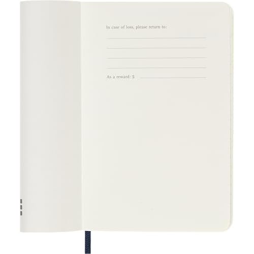 Moleskine Classic 12 Month 2026 Weekly, Soft Cover, Pocket (3.5" x 5.5"), Sapphire Blue, 144 pages