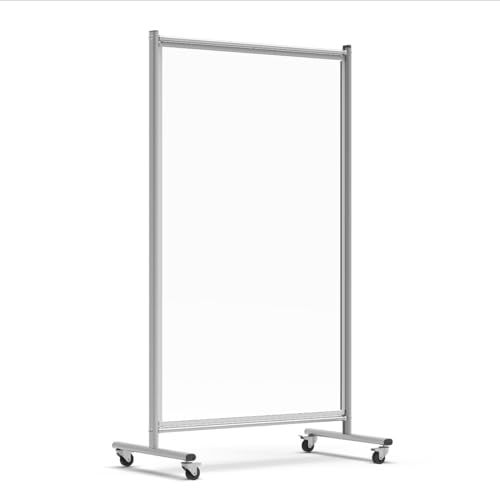 Luxor Mobile Magnetic Whiteboard - Versatile Room Divider | 72" x 48" | Ideal for Offices and Classrooms