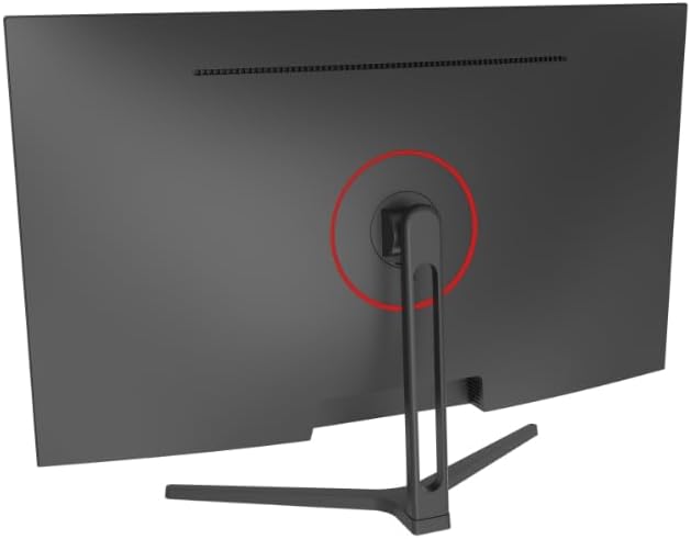 ZZA 32” Monitor 4K, UHD 3840x2160 IPS Screen,3000R, 60Hz Computer Moniter, Supports AMD Freesync 99% sRGB,Monitor 32 Inch Wall Mountable Installs (HDMI/DP)