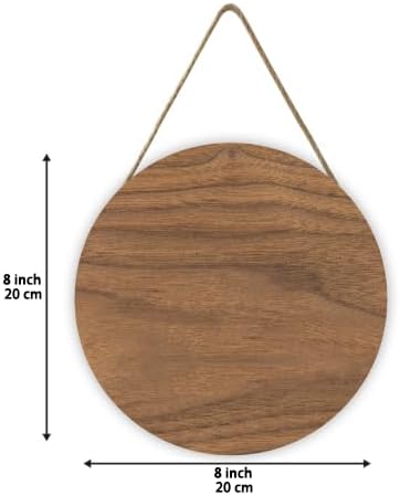 Vintage Birds Wooden Circle Hanging Sign 8x8 Inch – Suits retro enthusiasts & bird admirers, great for lounges, entryways & gatherings