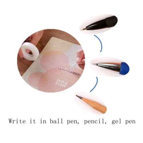 Invisible Tape, Writable Tape Repairing Tape Wall Safe Tape Gift Wrap Tape, 12 Rolls