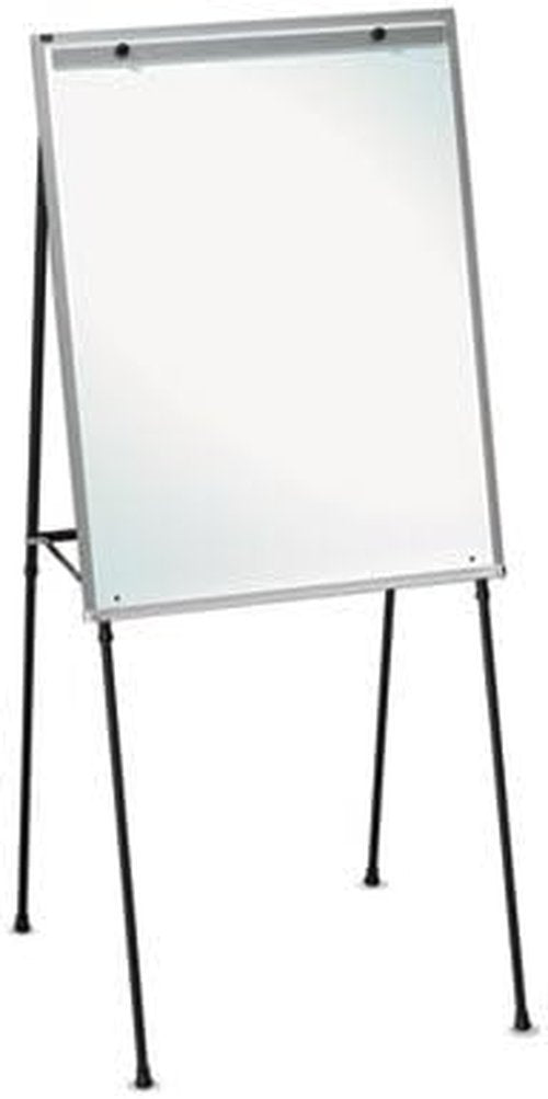 Quartet Steel Presentation Easel - Total Erase Whiteboard/Flipchart, 29 x 40 Inches, Black Frame