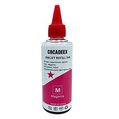 COCADEEX 500ml Ink Refill Kit Works with PG-285XL CL-286XL Ink Cartridges,Compatible with PIXMA TS7720 TS7722 TR7820 Printer