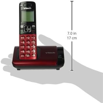 VTech CS6719-16 DECT 6.0 Cordless Phone - Caller ID & Call Waiting, Red Handset