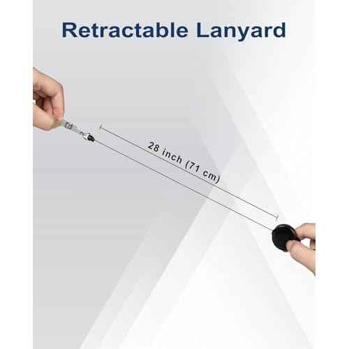 Lanyards for Id Badges Black Lanyards for Cruise Ship Cards Lanyard with Clear Id Holder (3Pcs)