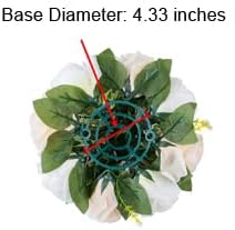 Flower Centerpieces for Wedding Tables: Wedding Table Decorations Peachy Champagne & White Flower Balls Centerpieces for Engagement Cerebration Party Center Pieces 6 Packs