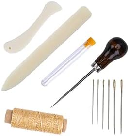 Wuta Bone Folder | 4-Piece Leather Craft Tool Set for DIY Shaping & Burnishing