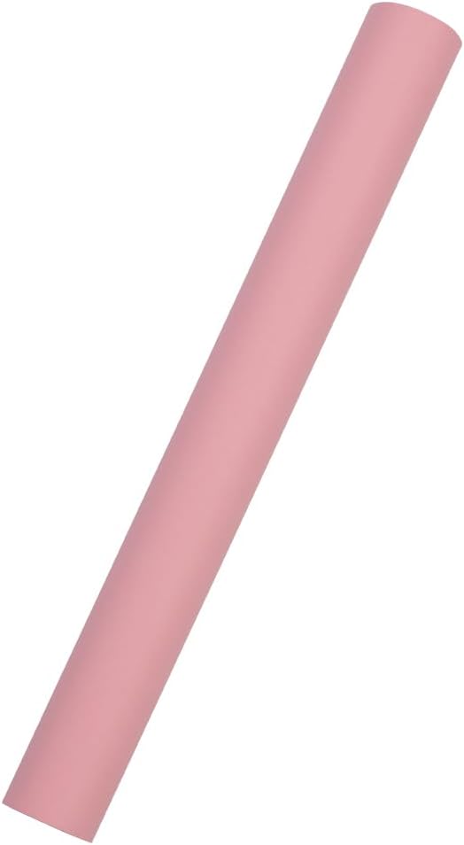 JAM Paper Gift Wrap - Matte Wrapping Paper - 26.3 Sq Ft (17 in x 18 Ft) - Matte Light Baby Pink - Roll Sold Individually