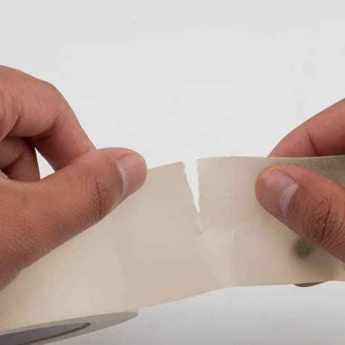 Lichamp Masking Tape 2 inch Wide, 2 Pack General Purpose Masking Tape Beige, White Tapes for Painting, Arts, Crafts, 2 inch x 55 Yards x 2 Rolls (110 Total Yards)