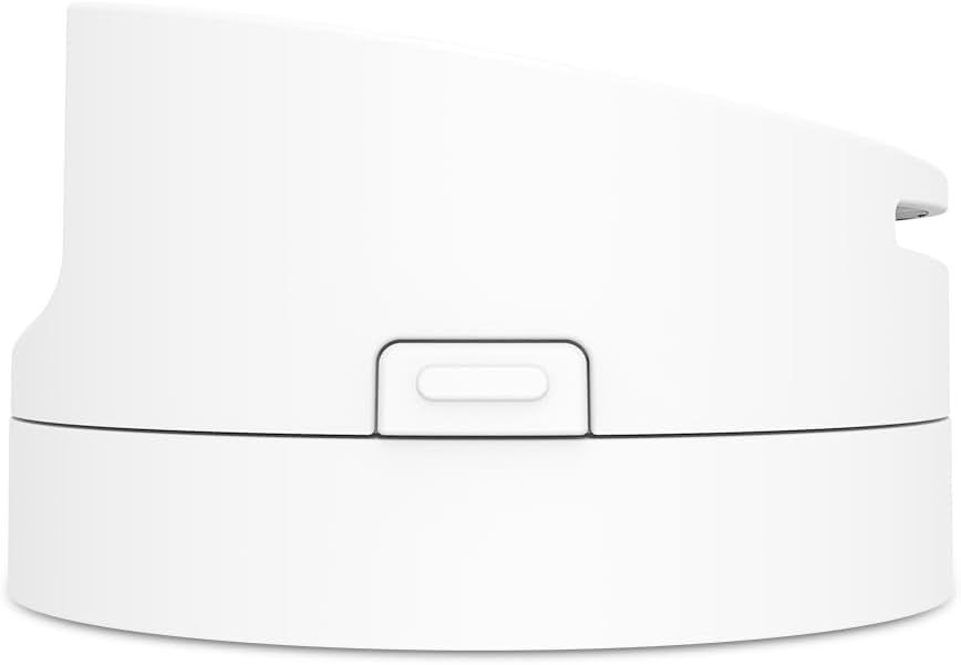 Square Dock for Square Reader - Elegant White Case with Anti-Sleep Feature & 1.5m Cable