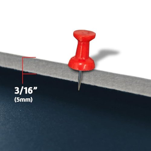 Flipside Products Foam Project Boards - 36” x 48” Red Trifold Display Boards - 3 Pack, 3/16'' Thick