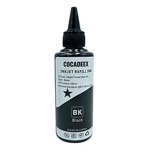 COCADEEX 500ml Ink Refill Kit Works with PG-285XL CL-286XL Ink Cartridges,Compatible with PIXMA TS7720 TS7722 TR7820 Printer