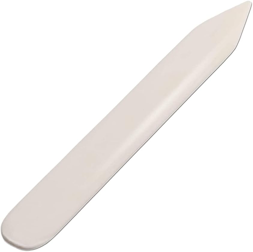 Wuta Bone Folder | 4-Piece Leather Craft Tool Set for DIY Shaping & Burnishing