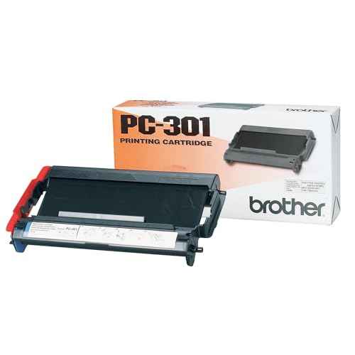 Brother PC-301 Fax/Printer Cartridge - Retail Packaging, Black