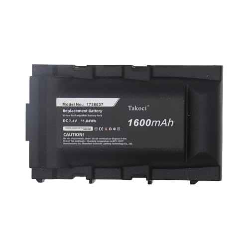 Replacement PL-300-BAT Battery for 3M PL300, DYMO Rhino 6000, 5000, 5200 Portable Printer, 7.4V Li-ion 1600mAh