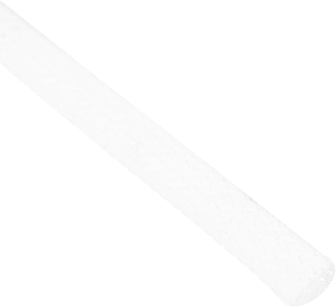 uxcell PET Expandable Sleeving 25ft 1/4" White Cable Management Sleeve Cord Organizer for Wrap Protect Cable