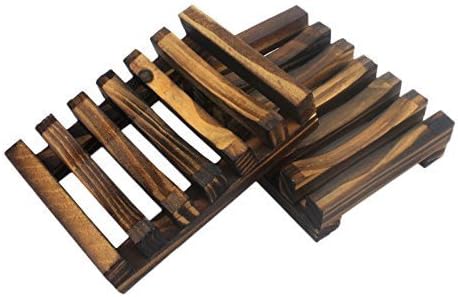 1 PCS Hawaii Style Bathroom Accessories Handmade Natural Wood Soap Dish Wooden Soap Holder