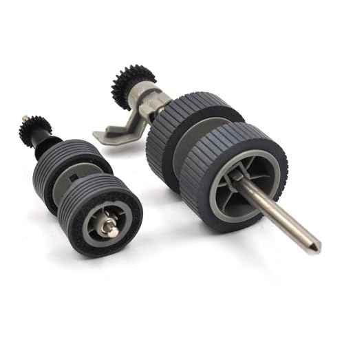 Scanner Exchange Roller Kit Compatible with Fujitsu Scanner Fi-6130 Fi-6130Z Fi-6230 Fi-6140 Fi-6240 Fi-6125 Fi-6225, PA03540-0001 PA03540-0002 Pick Roller