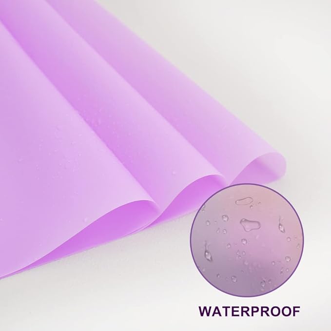 BEISHIDA 20 PCS Purple Floral Wrapping Paper-Matte Waterproof Flower Wrapping Paper Bouquet for Florist Supplies, DIY Crafts, Gift Packaging, Wedding, Birthday Gift