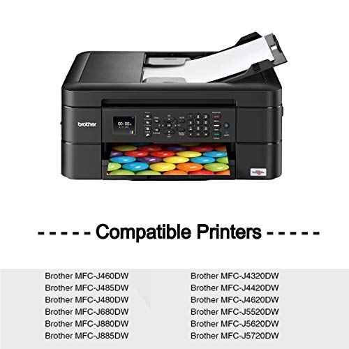 LC203 Ink Cartridge Replacement for Brother LC203XL LC201 XL to Use with Brother MFC-J480DW MFC-J880DW MFC-J4420DW MFC-J680DW MFC-J885DW Printer, 12 Pack