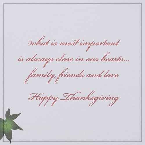 Papyrus Thanksgiving Card (In Our Hearts)