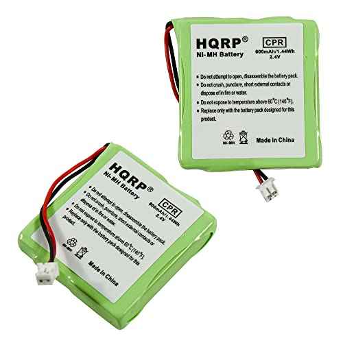 HQRP 2-Pack Phone Battery Compatible with Fritz!FON DECT MT-D/MT-D VOIP DECT/MT-D AVM20002434 / VOIP DECT / 36F6 Cordless Telephone