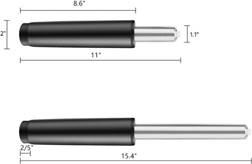 DOZYANT Gas Lift Cylinder Replacement - Heavy Duty Hydraulic Shock Piston for Office Chairs | 450 lbs Capacity