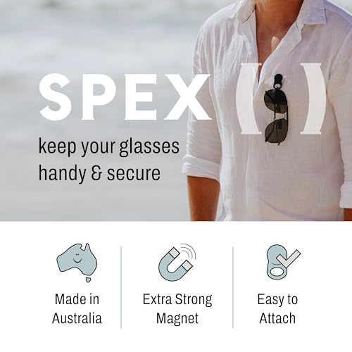 SPEX Glasses Clips - Perfect Holiday Gift & Christmas Stocking Stuffer - Magnetic Glasses Holder for Clothes
