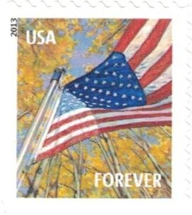 USPS Forever Stamps - Seasonal Flags Design - 100 Stamps (5 Books of 20)