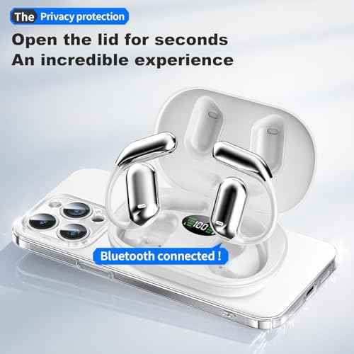 AI Translation Earbuds Real Time, 144 Languages Translator No Subscription Required, Audifonos Traductores Ingl?s Espa?ol, Wireless Bluetooth Earphones for Travel, Business Meeting, Learning, White