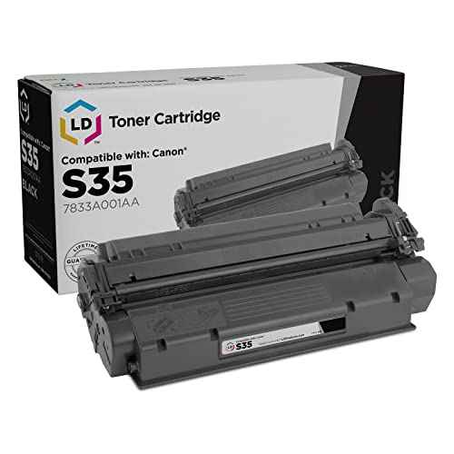 LD Products Remanufactured Replacement for Canon S35 Toner Cartridge 7833A001AA Works with ImageCLASS D320, D340, D383, Faxphone L170, Digital Copier ICD-340 (Black, 1 Pack)