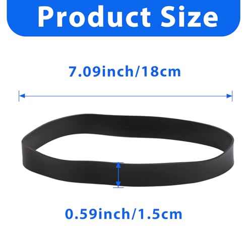 Large Rubber Bands Heavy Duty, 22 Pcs Size 107 Black Rubber Bands, Elastic Bands Suitable for Office Supplies and Trash Cans.