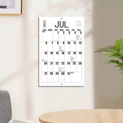Large Wall Calendar 2025-2026, Big Grid Jumbo Calendar 23 x 15 Inches Runs From Now to Dec 2026, Large Print Wall Calendar Perfect for Planning, Organizing, and Scheduling Your Life