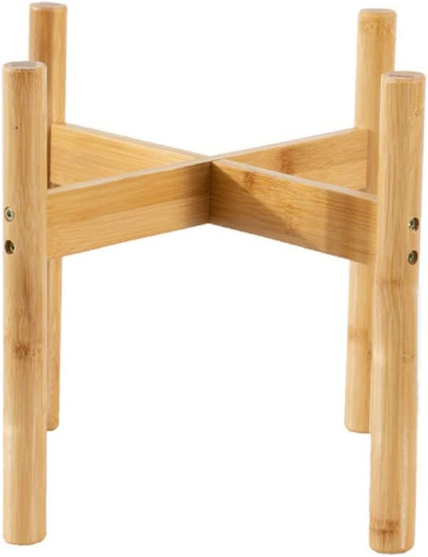 Mid Century Modern Indoor Plant Stand, Wood Flower Pot Holder for Home, Office, Garden, Patio, Lawn, Yard, Restaurant, Cafe (Color : Large)