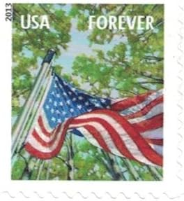 USPS Forever Stamps - Seasonal Flags Design - 100 Stamps (5 Books of 20)