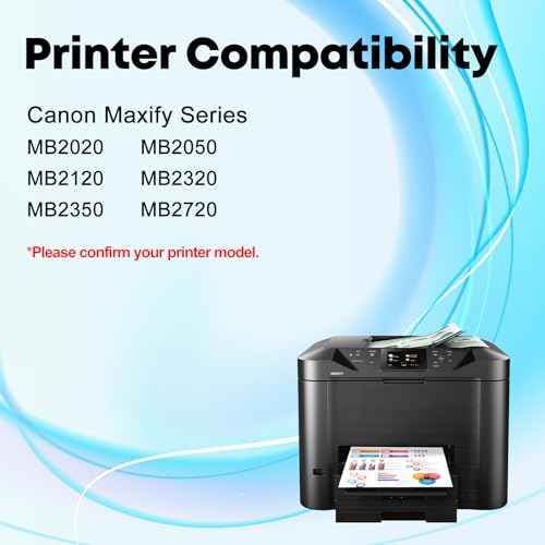 Miss Deer Maxify 1200XL Ink Cartridges Compatible for Canon PGI-1200XL 1200XL Work for Canon MAXIFY MB2720 MB2050 MB2350 MB2320 MB2020 MB2120, 2 Sets(2BK,2C,2M,2Y)