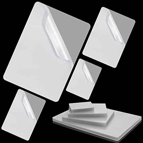 400 Pack Clear Thermal Laminating Pouches 3mil Laminating Sheets Plastic Paper Laminator Pouches, 9 x 11.5'', 5 x 7'', 4 x 6'', 2.2 x 3.7''