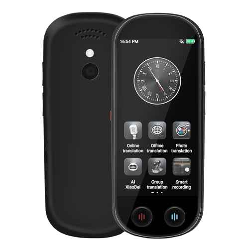 Translator Device - Upgraded Real Time Ai Language Translator with 150+ Languages, Instant Two-Way Translation Device, Offline Recording Photo Input Translation for Travel Business Learning