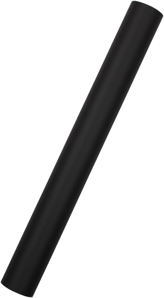 JAM Paper Gift Wrap - Matte Wrapping Paper - 26.3 Sq Ft (17 in x 18 Ft) - Matte Black - Roll Sold Individually