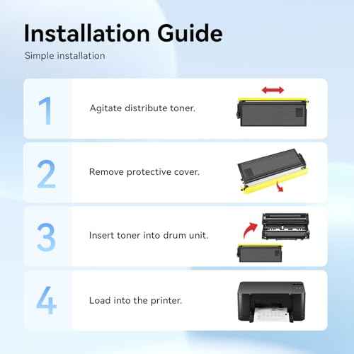 TN540 Toner Cartridge Black 1-Pack High Yield Replacement for Brother TN-540 Compatible with Brother DCP-8040 8045D 8045DN HL-5130 5140 HL-5150DLT HL-5170N MFC-8120 MFC-8440 MFC-8640D MFC-8840 Printer