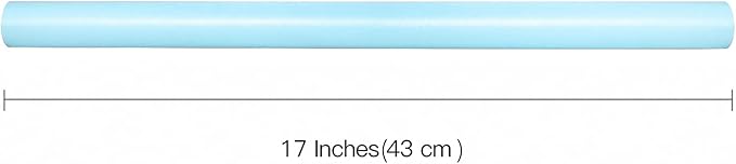 RUSPEPA Blue Matte Wrapping Paper - Solid Color Pearly - lustre Paper Perfect for Wedding, Birthday, Christmas, Baby Shower -17 Inches X 32.8 Feet