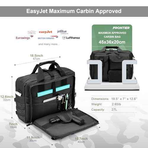Stypos Tactical Messenger Bag Briefcase for Man Military Laptop Bag 14 Inch/15.6 Inch /17.3 Inch Messenger Shoulder Work Bag